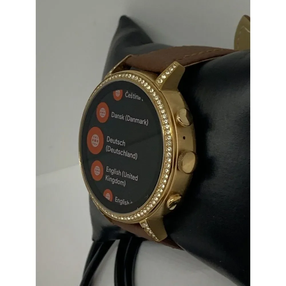 Fossil Gen 4 Authentic Digital Dial Smart Watch Custom Band FTW6015 QT456